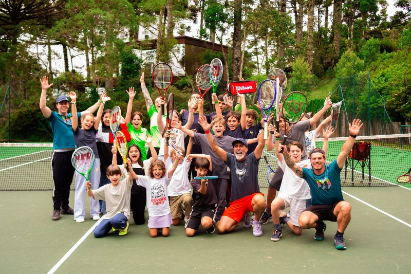 Clínica de Tênis Toriba, com Jeison Martins, embaixador da Wilson - Hotel Toriba em Campos do Jordão