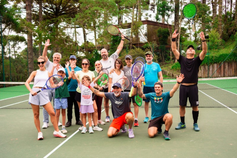 Clínica de Tênis Toriba, com Jeison Martins, embaixador da Wilson - Hotel Toriba em Campos do Jordão