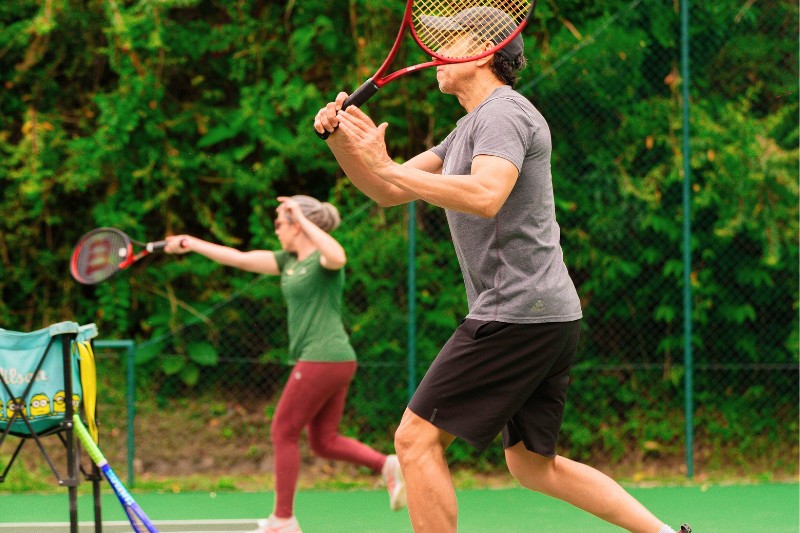 Clínica de Tênis Toriba, com Jeison Martins, embaixador da Wilson - Hotel Toriba em Campos do Jordão